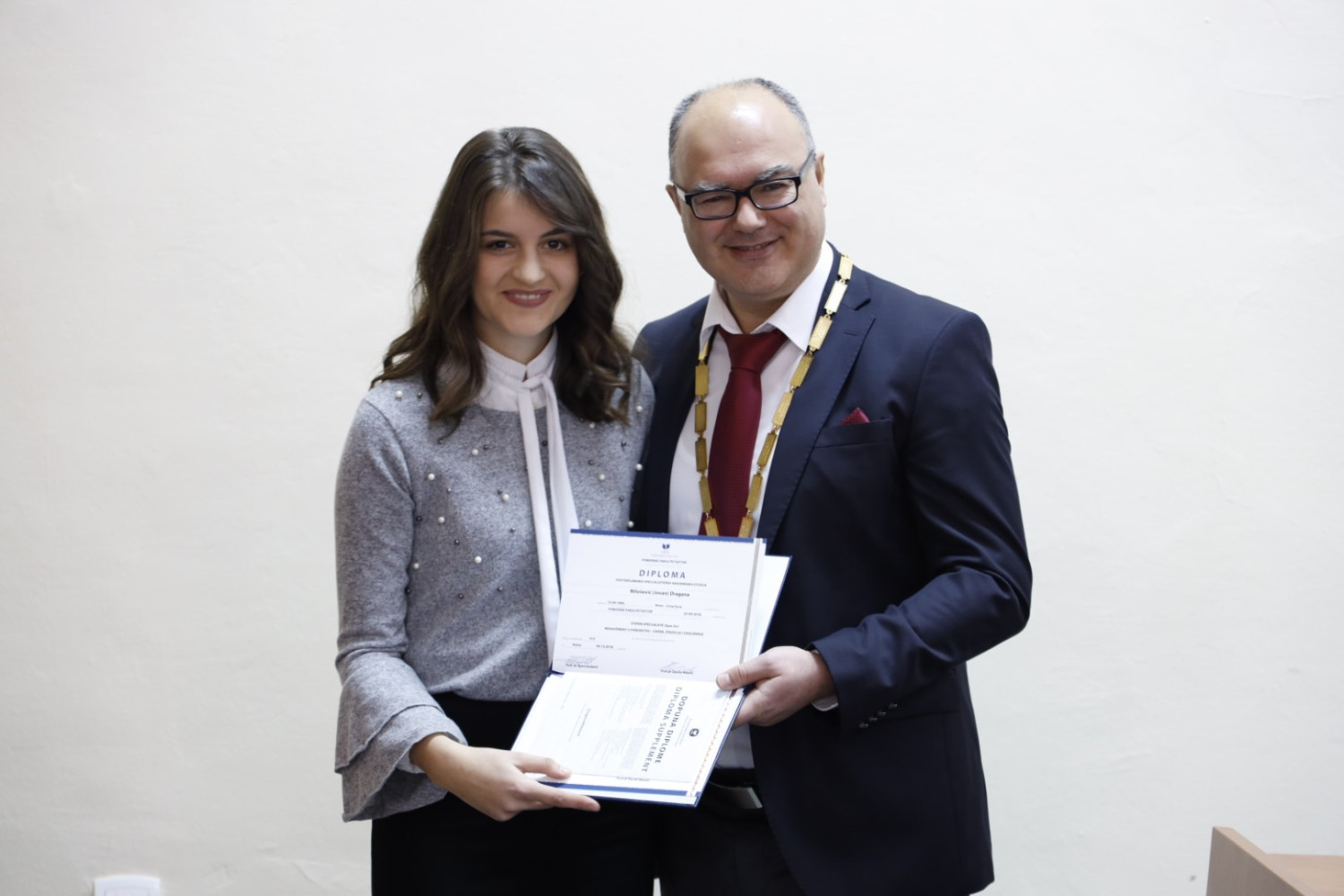 POMORSKI FAKULTET KOTOR      Upriličena svečana dodjela diploma na Pomorskom fakultetu Kotor, 20.12.2018.