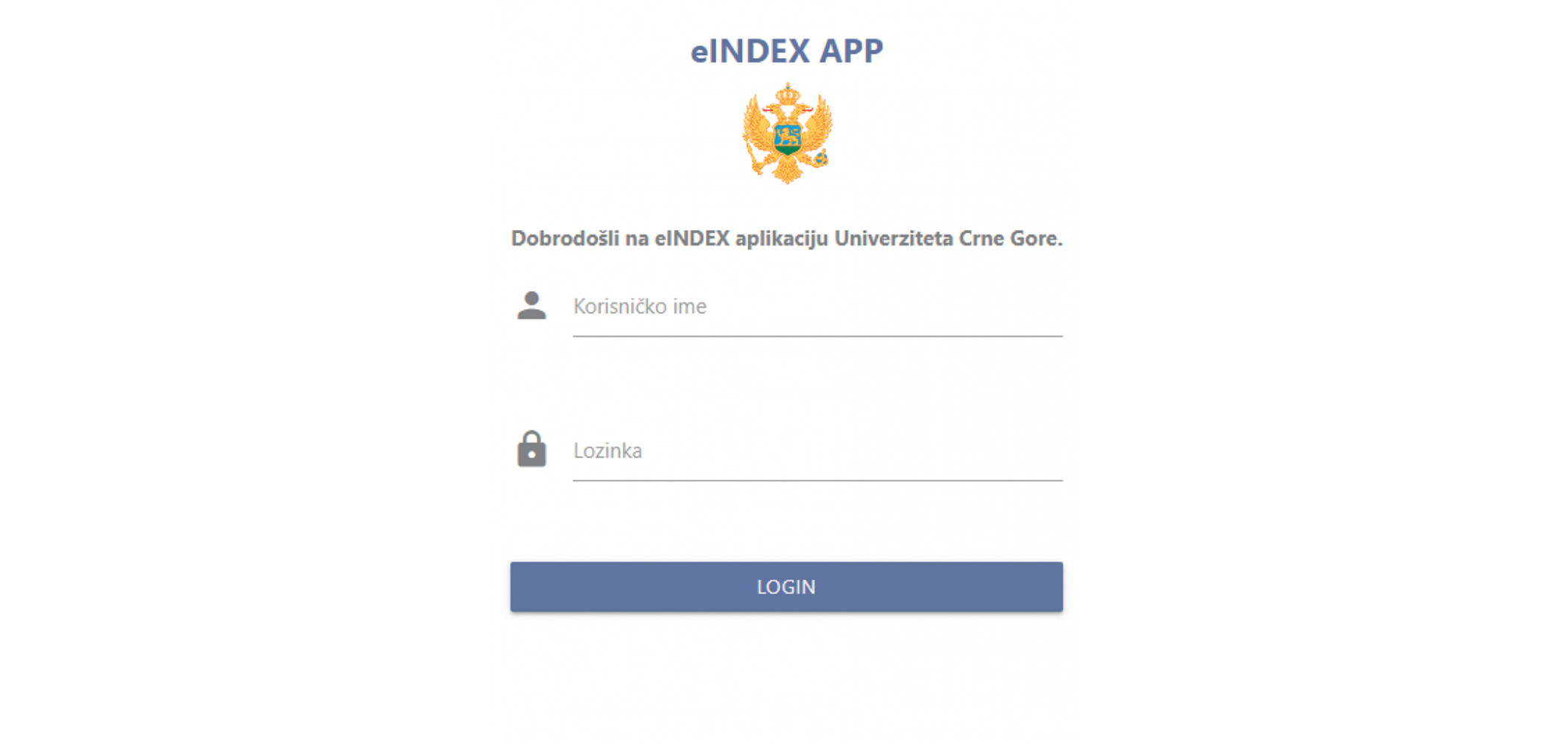 Važno obavještenje 
 
 
 
 
 
 
 E-index platofrma