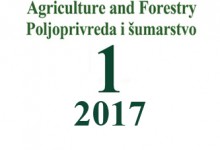 Časopis "Poljoprivreda i šumarstvo"