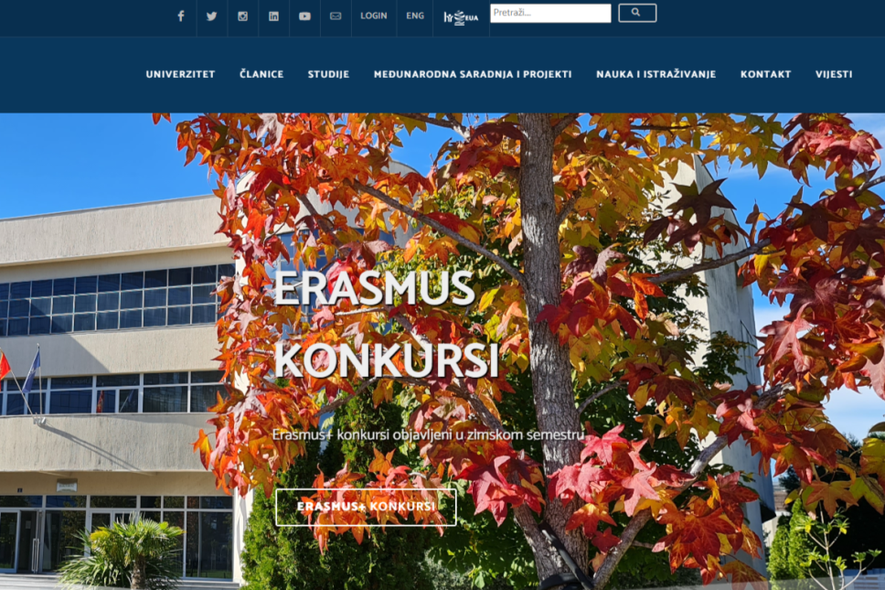 Unaprijeđen sajt Univerziteta Crne Gore: Lakše do osnovnih informacija  