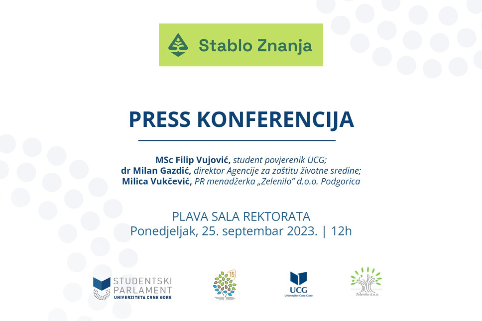 Konferencija za medije povodom projekta Stablo znanja