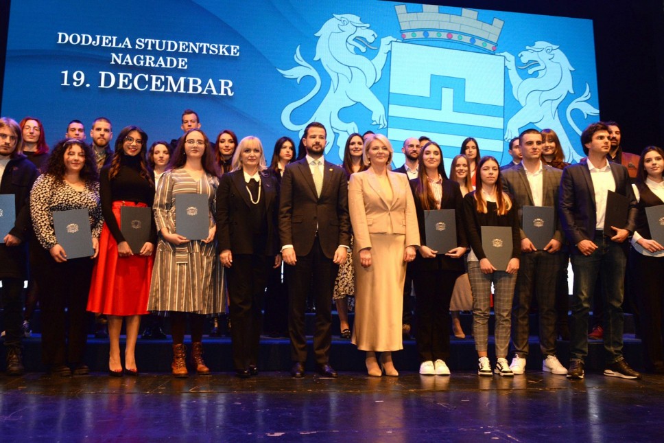On the Occasion of Podgorica Day: 20 out of 27 Awarded Students from the University of Montenegro (UoM)