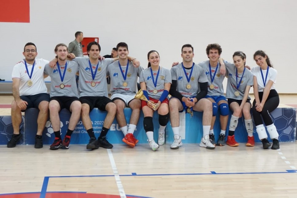 Students from the Faculty of Electrical Engineering at the University of Montenegro are the new champions of the Montenegro Student Volleyball League   