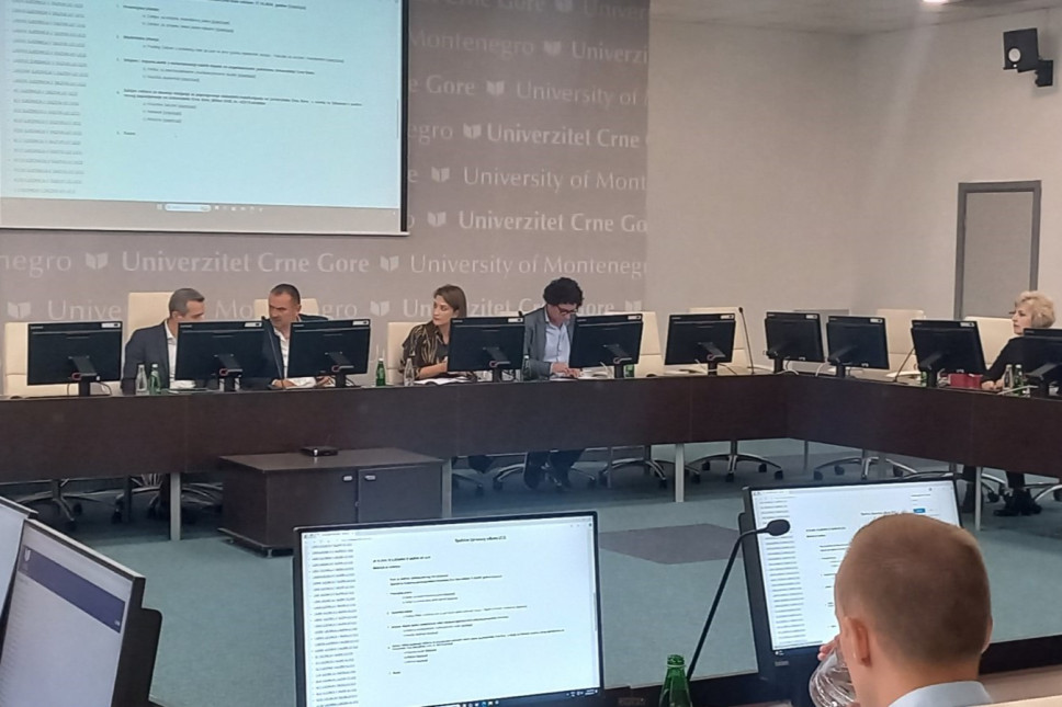 Upravni odbor Univerziteta Crne Gore: Izabrani dekani Medicinskog i Biotehničkog fakulteta