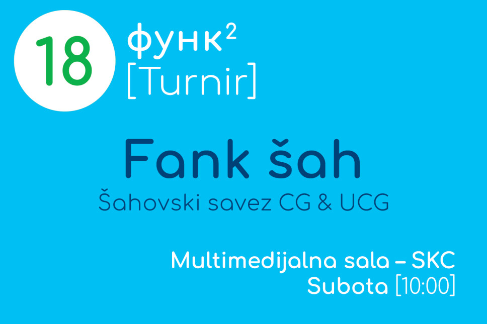 U subotu FUNK šah 2025 