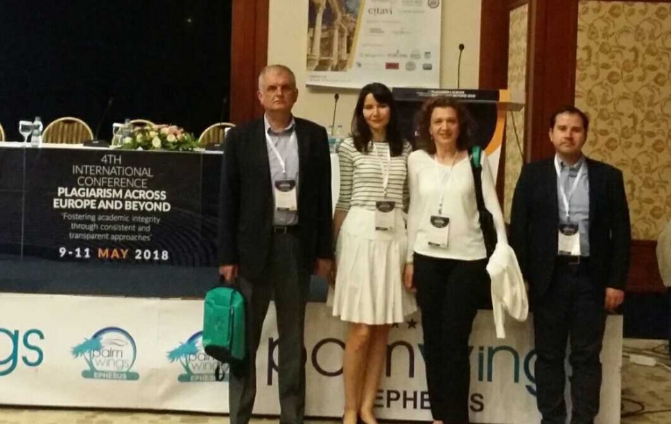 UoM Representatives at the International Plagiarism Conference 