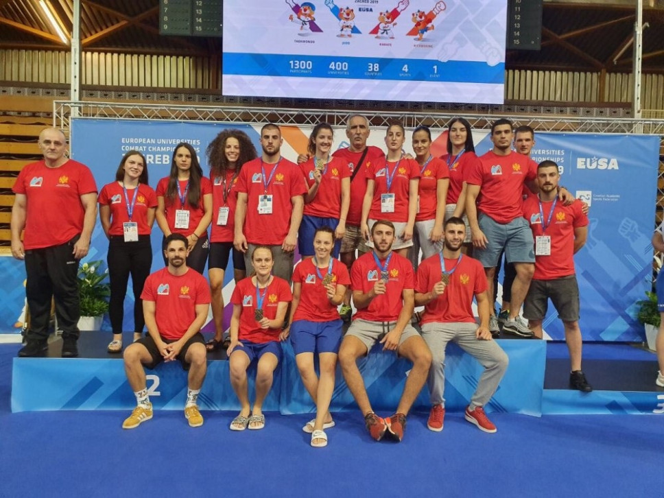 Studenti Univerziteta Crne Gore na  EUSA Combat Games u Zagrebu