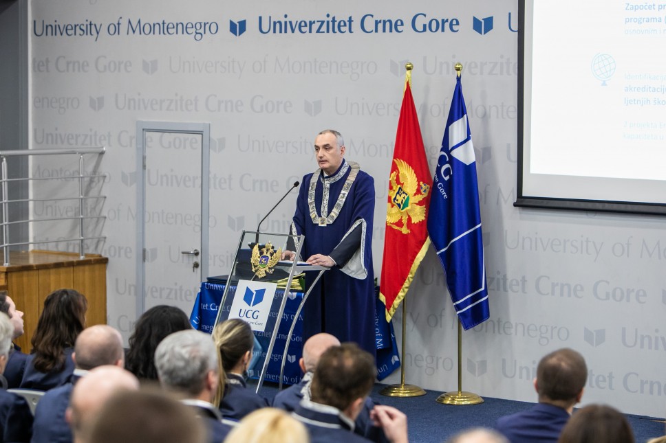 Rector of the University of Montenegro Looked Back on Results Achieved in Previous Year 