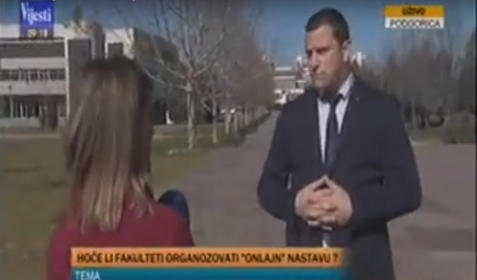 Direktor CIS-a o organizaciji onlajn nastave u jutarnjem programu TV Vijesti