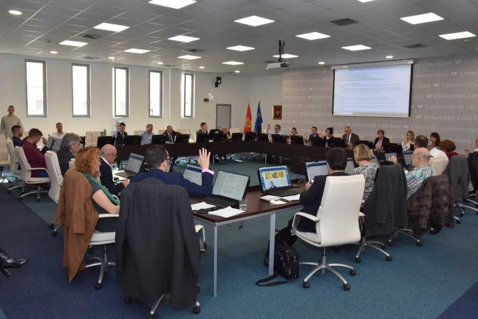 XX Electronic Session of the Senate of the University of Montenegro Held  