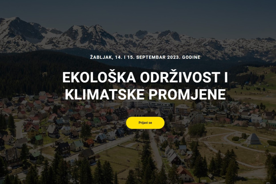 Poziv za međunarodnu konferenciju: Ekološka održivost i klimatske promjene