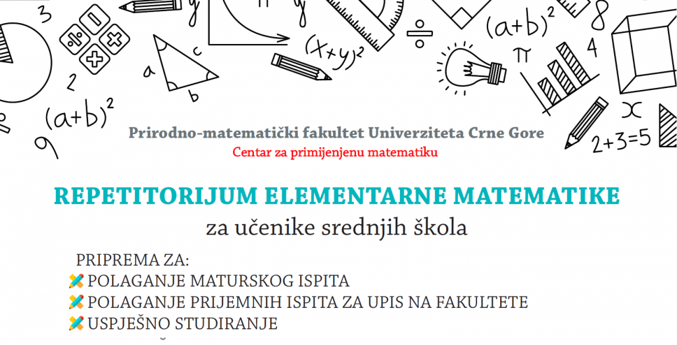 Prirodno-matematički fakultet organizuje besplatne časove matematike za srednjoškolce