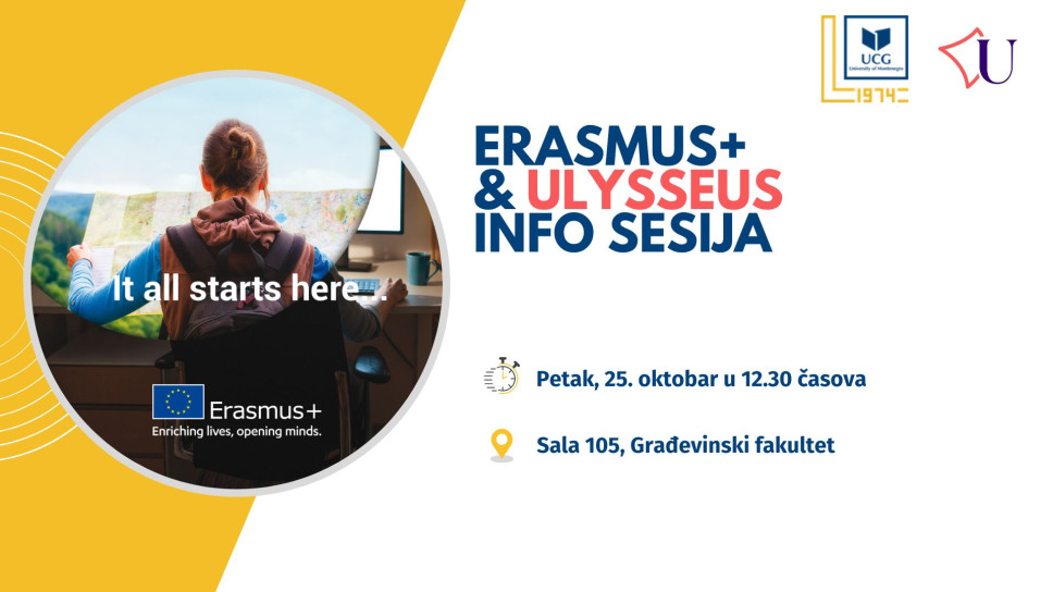 Ulysseus & Erasmus+ info sesija za studente