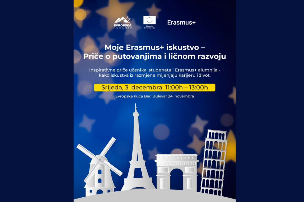Poziv na radionicu o Erasmus+ programima za mlade 