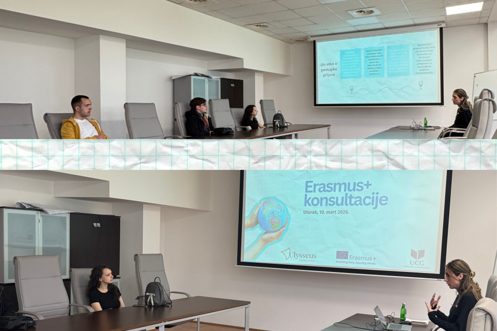 Održane konsultacije o Erasmus+ razmjeni u zimskom semestru 2026-27.
