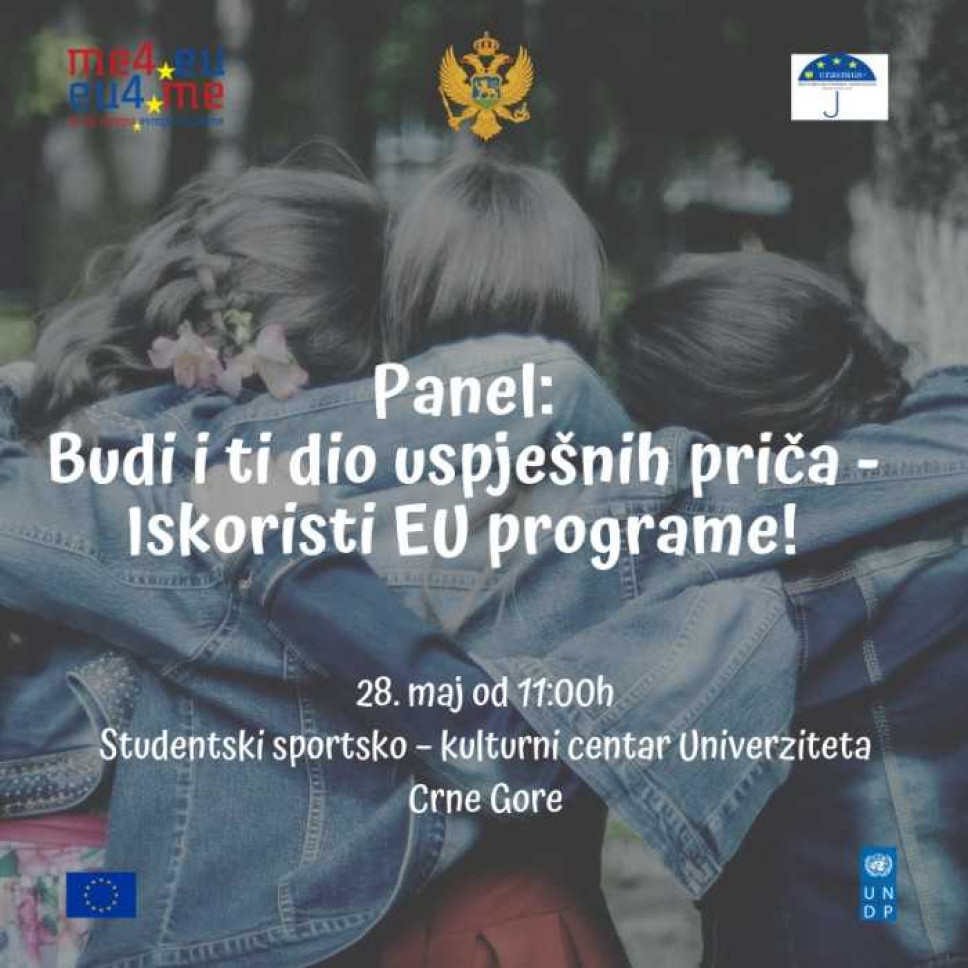 Panel „Budi i ti dio uspješnih priča - Iskoristi EU programe!“
