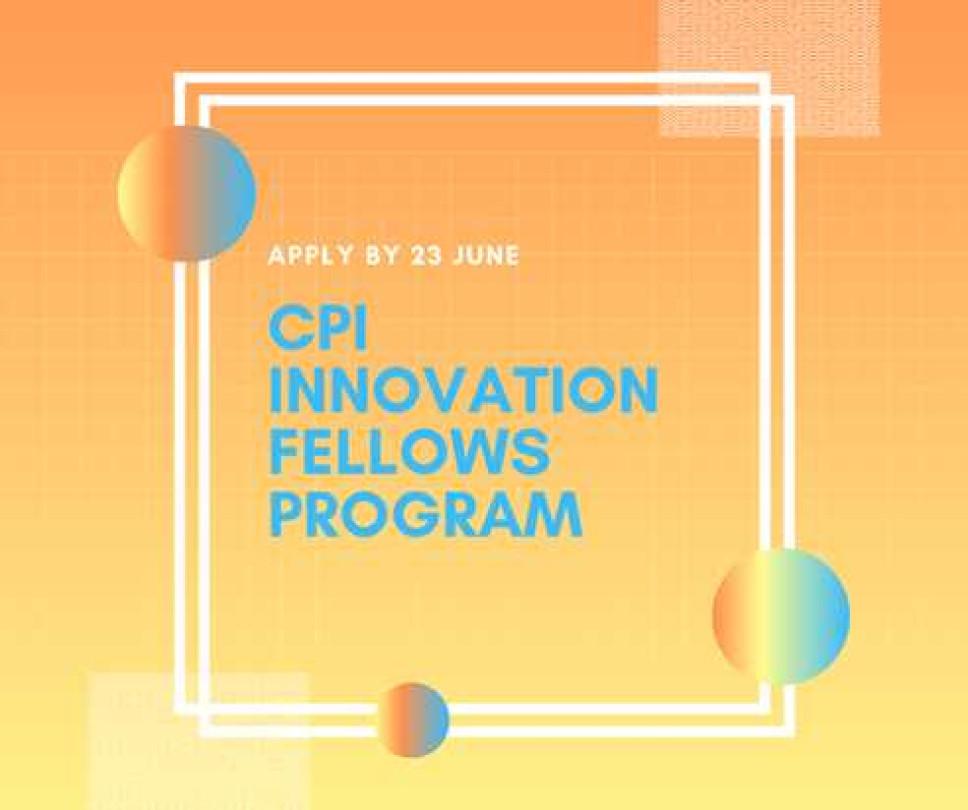 Applications are open for the CPI Innovation Fellows program