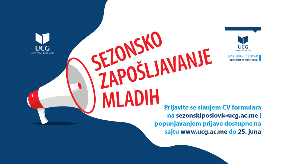 Career Center of UoM: Applications for seasonal employment of young people until June 25