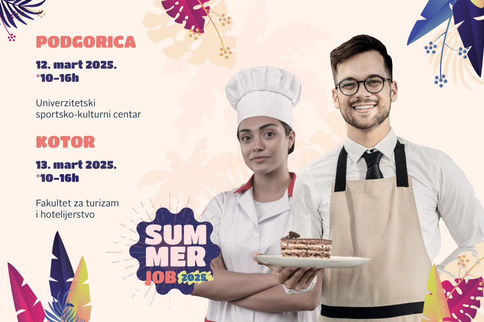 Poziv poslodavcima: Prijavite se za Sajam sezonskog zapošljavanja <span class="CyrLatIgnore">Summer job 2025</span> 