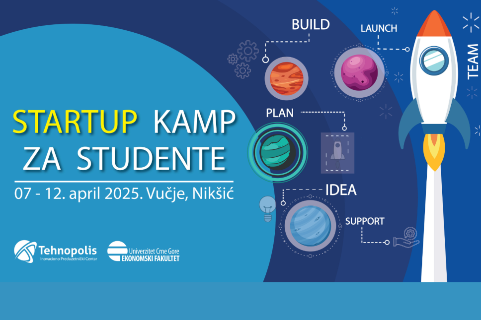 Postani dio inovativne zajednice - prijavi se za novi Startup kamp