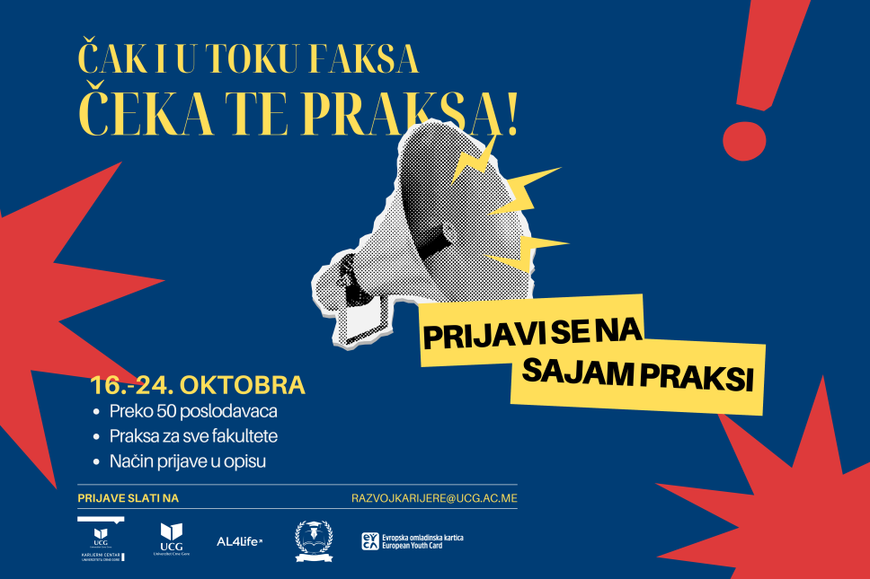 Šesti Sajam praksi Univerziteta Crne Gore uspješno realizovan