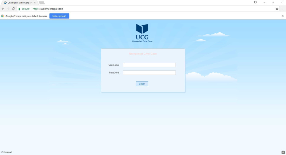 Novi grafički interfejs za webmail
