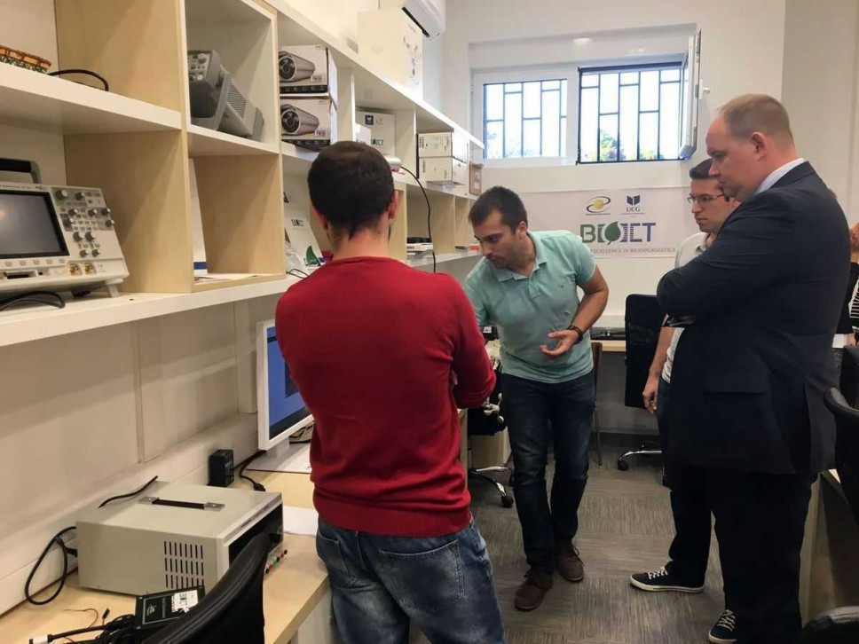 Ambasador Estonije u Crnoj Gori u posjeti BIO-ICT Centru izvrsnosti na Elektrotehničkom fakultetu