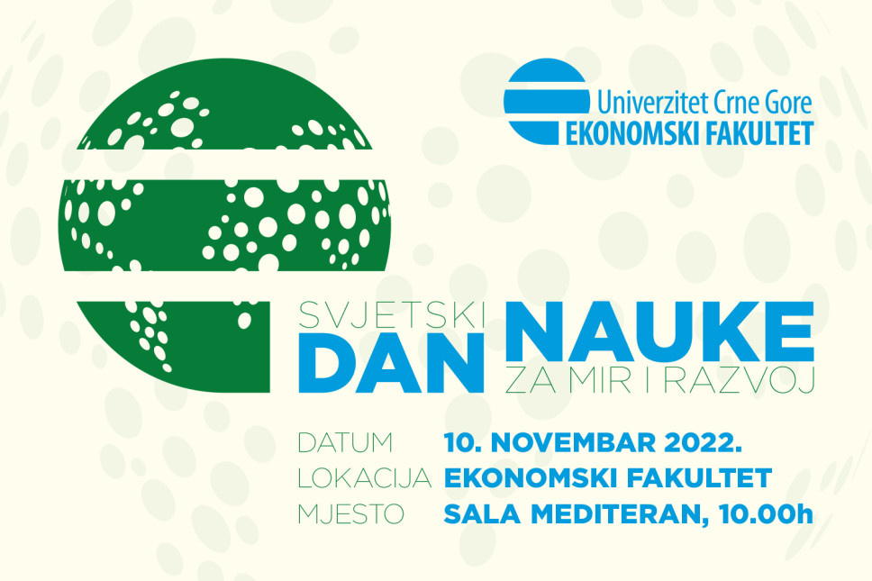 Obilježavanje Dana nauke 10. novembra na Ekonomskom fakultetu 