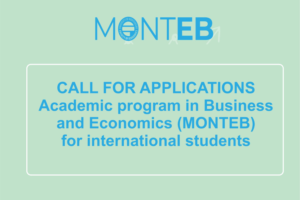 2nd Call for applications MONTEB July 10 - for international students