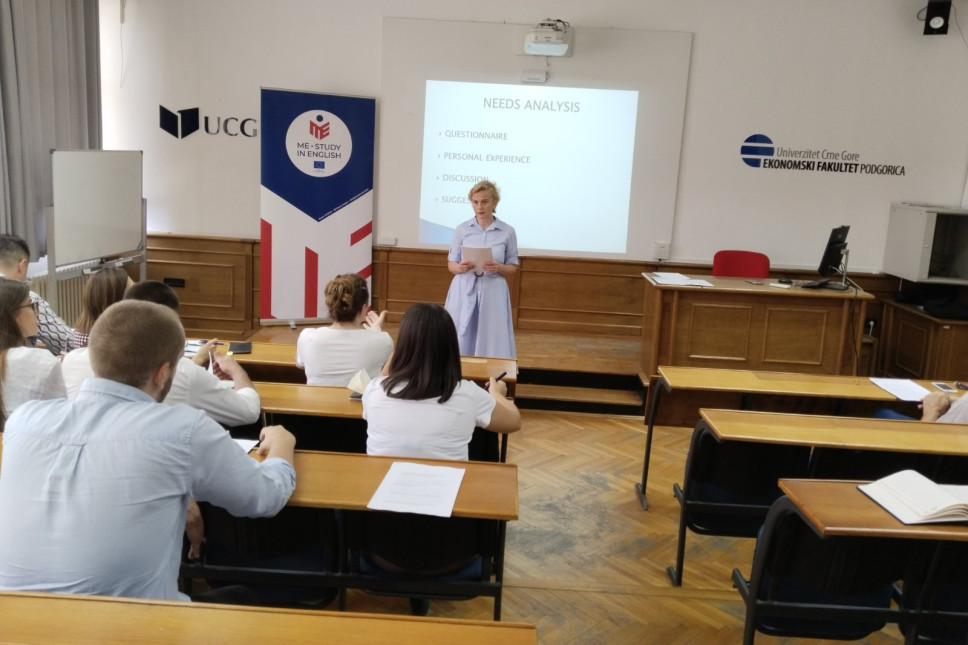 Improvement of the teaching process in English language programs is one of the goals of the project ME-Study in English