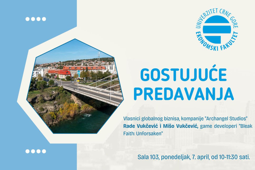 Priča preduzetnika - gostujuće predavanje 7. aprila
