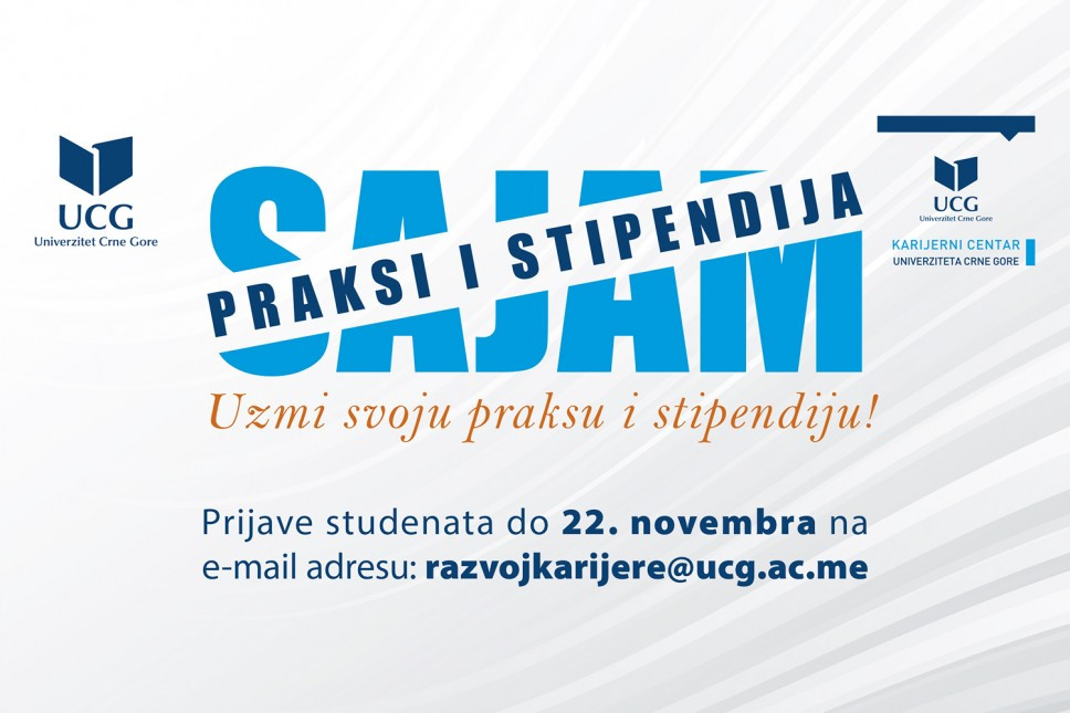 Poziv studentima: Sajam praksi i stipendija