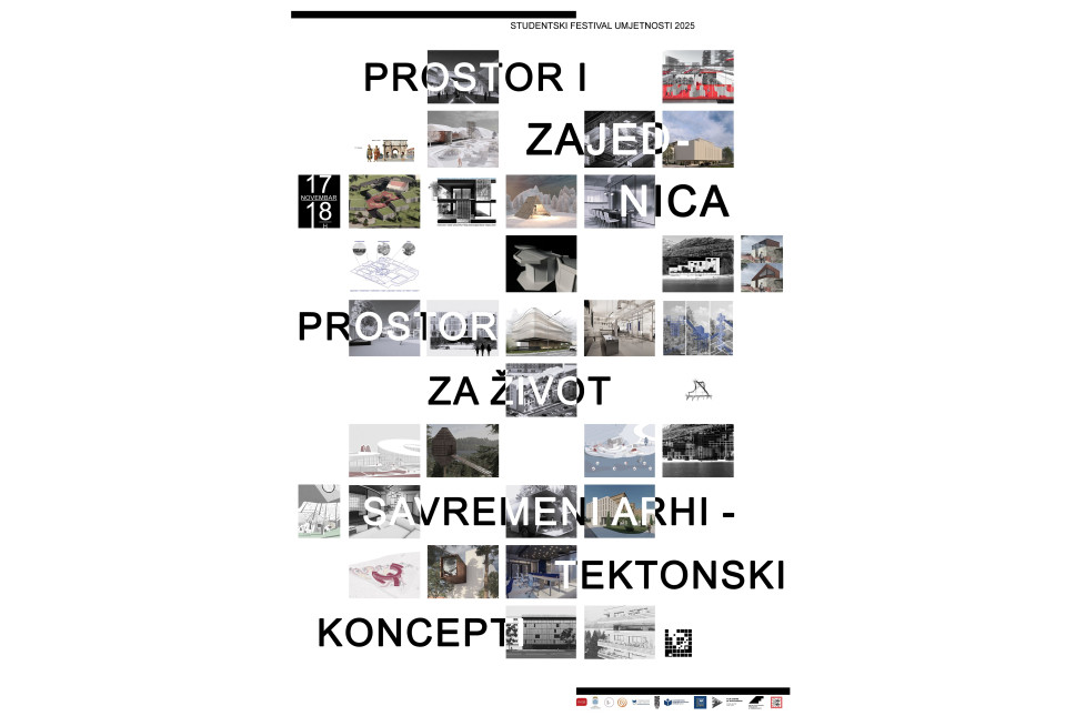 Izložba studentskih radova u okviru Studentskog festivala umjetnosti 2025