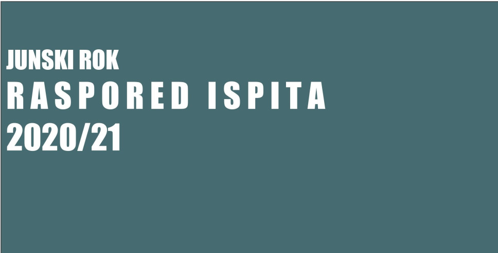Termini završnih ispita