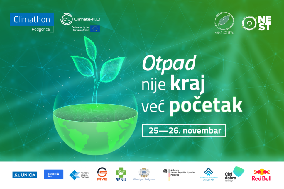 Prijave za <span class="CyrLatIgnore">Climathon</span> Podgorica 2023 do 14. novembra