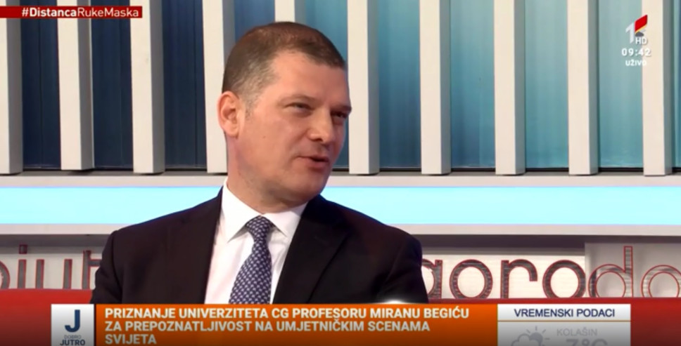 RTCG: Interview with professor Miran Begić about the Accolade of the University of Montenegro