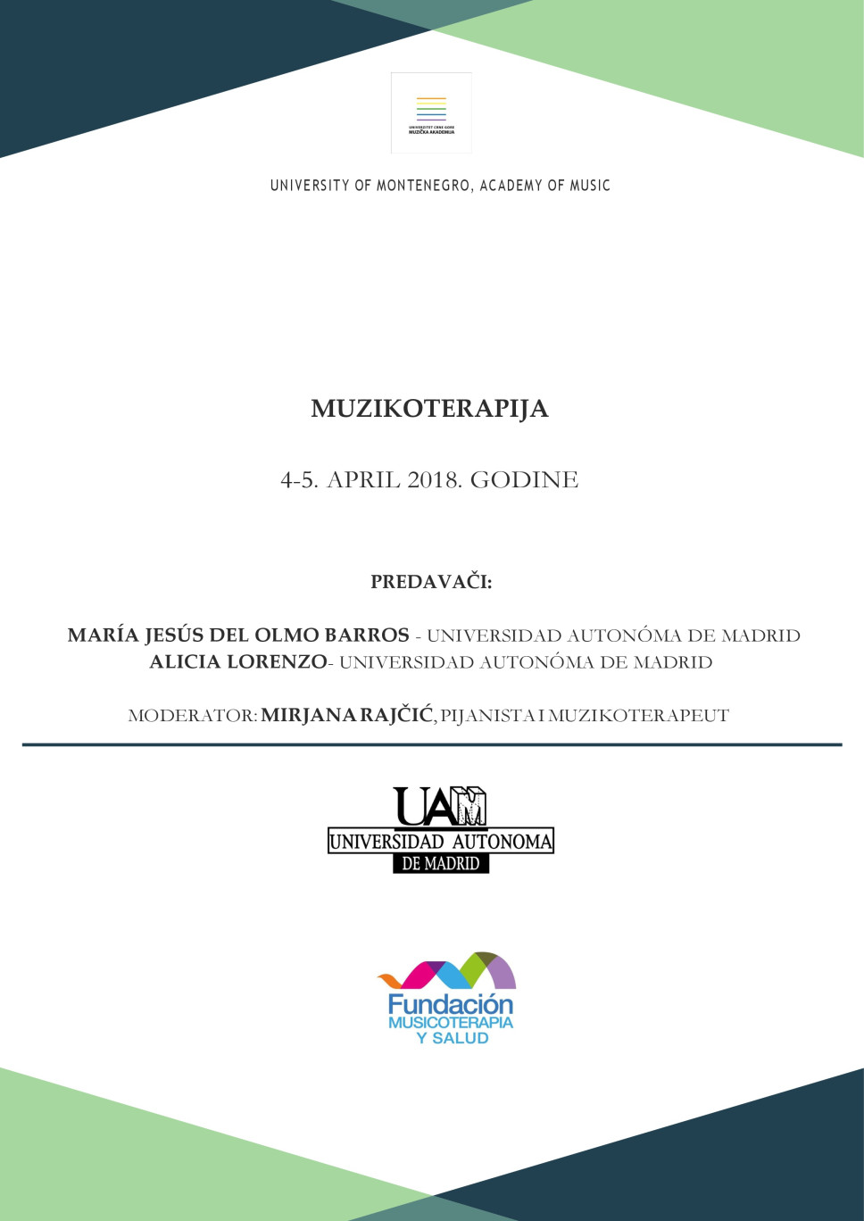 Predavanja o Muzkoterapiji 