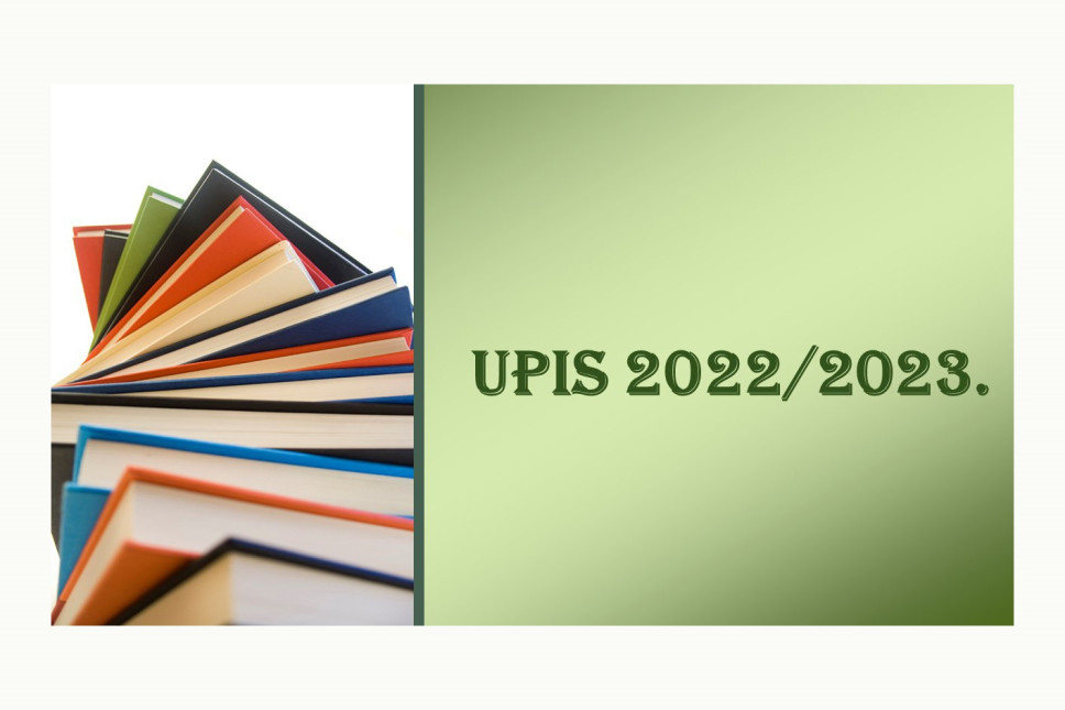 Informacije o upisu za studijsku 2022/23.