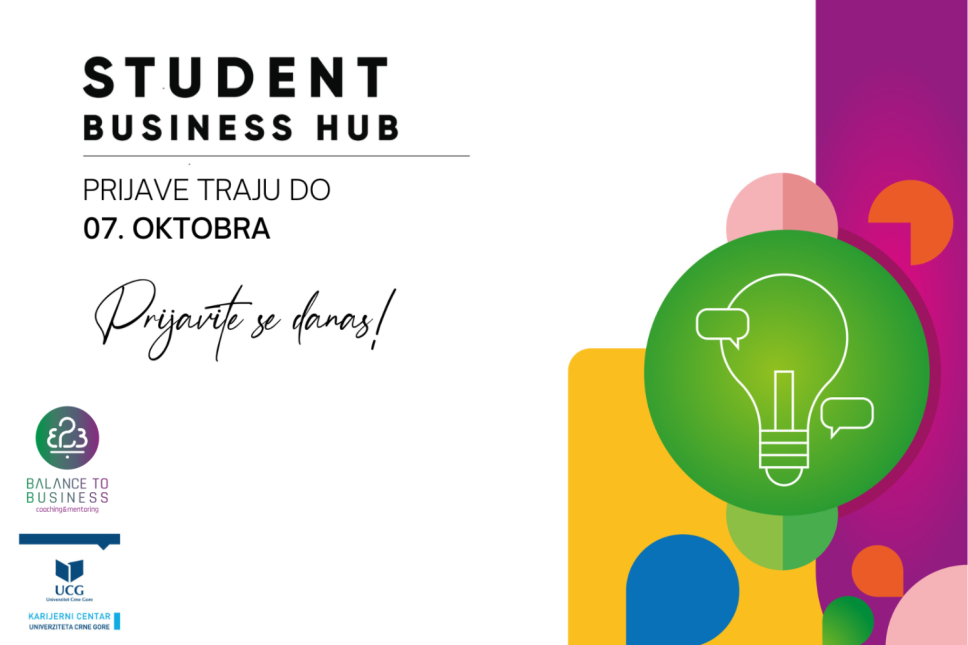 Otvorene prijave za deveti Student Business Hub do 7. oktobra