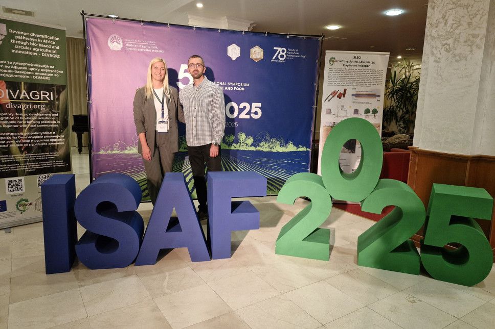 Doktorandi Biotehničkog fakulteta na 5. Internacionalnom simpozijumu za poljoprivredu i hranu u Ohridu