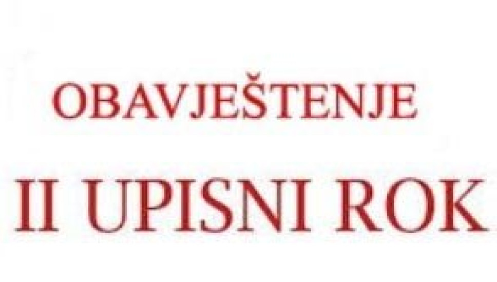 Procedura upisa u dugom upisnom roku