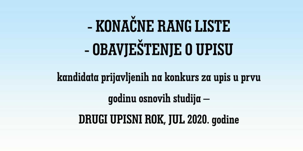 New announcement - 24.07.2020 10:18