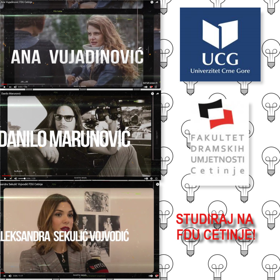 Novi alumnisti kampanje: STUDIRAJ NA FDU - CETINJE!   