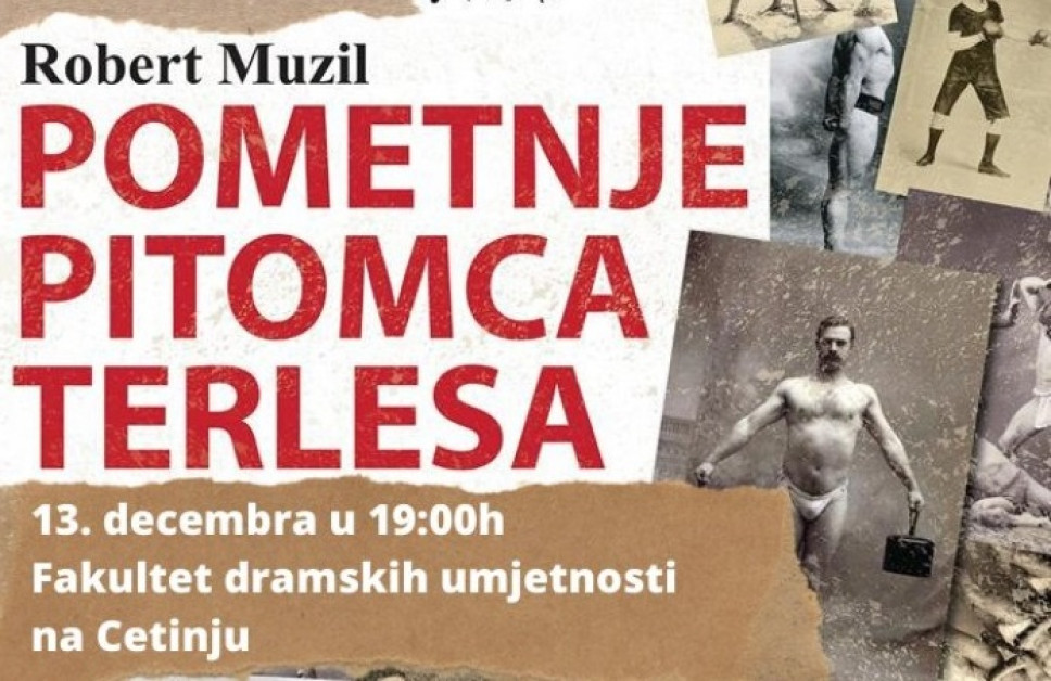Gostujuća predstava večeras na FDU: Pometnje pitomca Terlesa