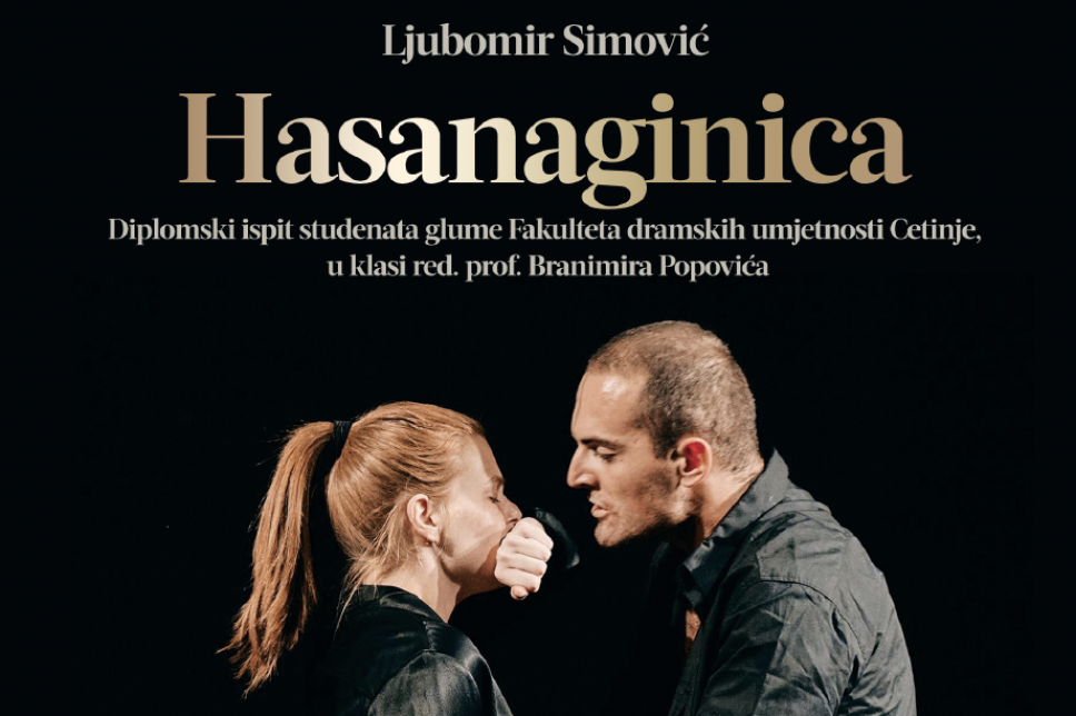 Students of Branimir Popovic play Hasanaginica in Zetski Dom on April 27th 