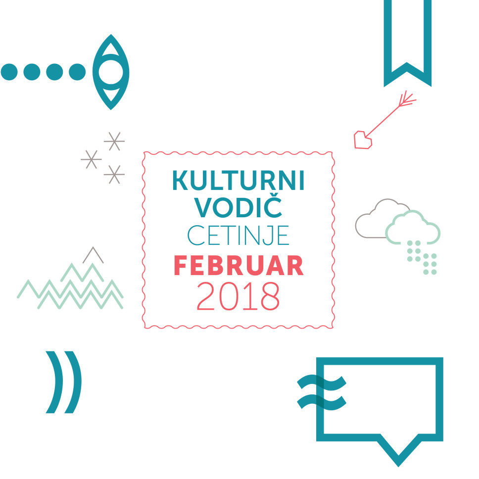 Kulturni vodič Prijestonice Cetinje za februar 2018. godine