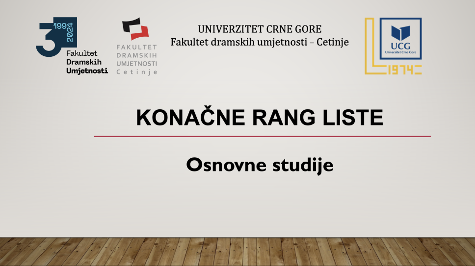 Konačne rang liste u <span class="CyrLatIgnore">III </span>upisnom roku