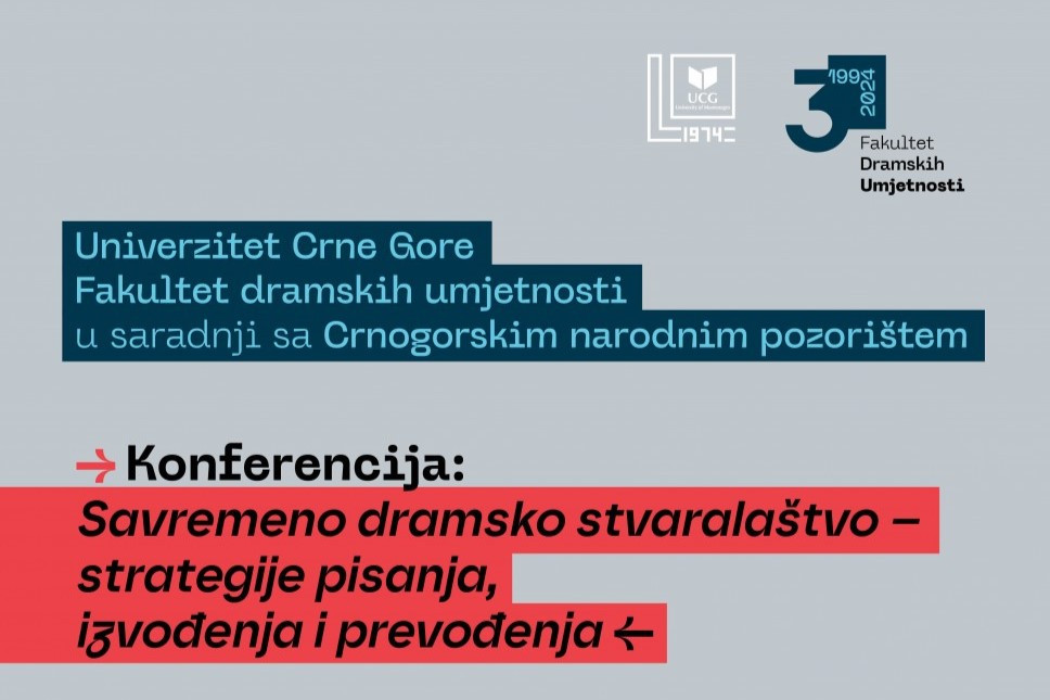 Konferencija FDU-a: Savremeno dramsko stvaralaštvo – strategije pisanja, izvođenja i prevođenja
