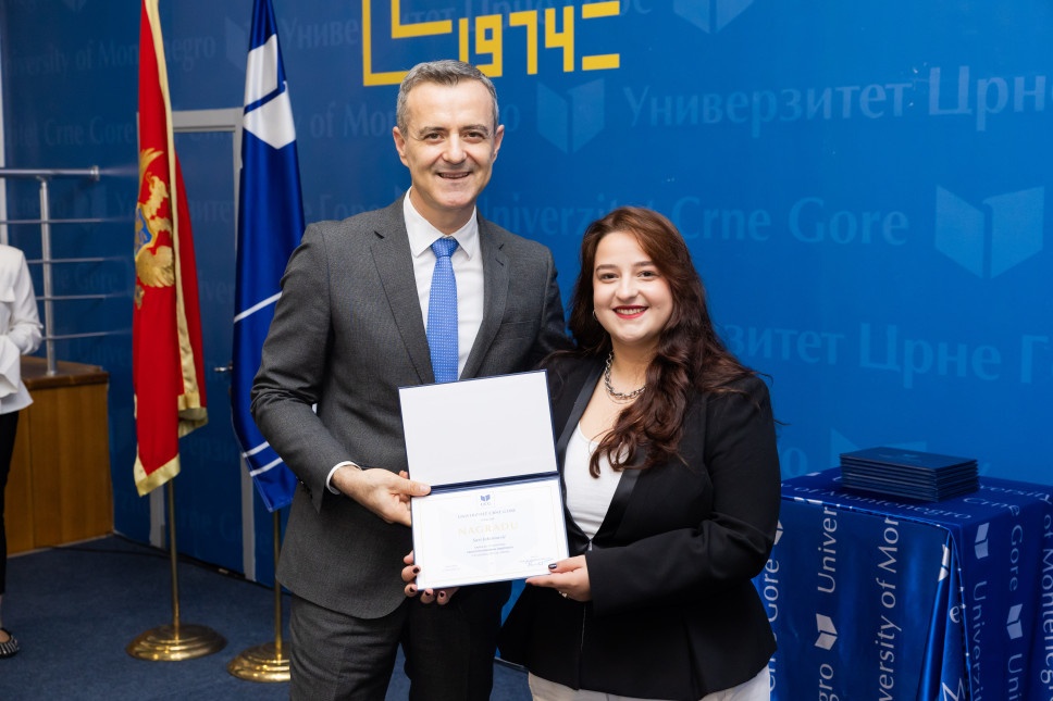 Najbolja studentkinja FDU-a Sara Joksimović poručuje: Birajte sami i budite svoji