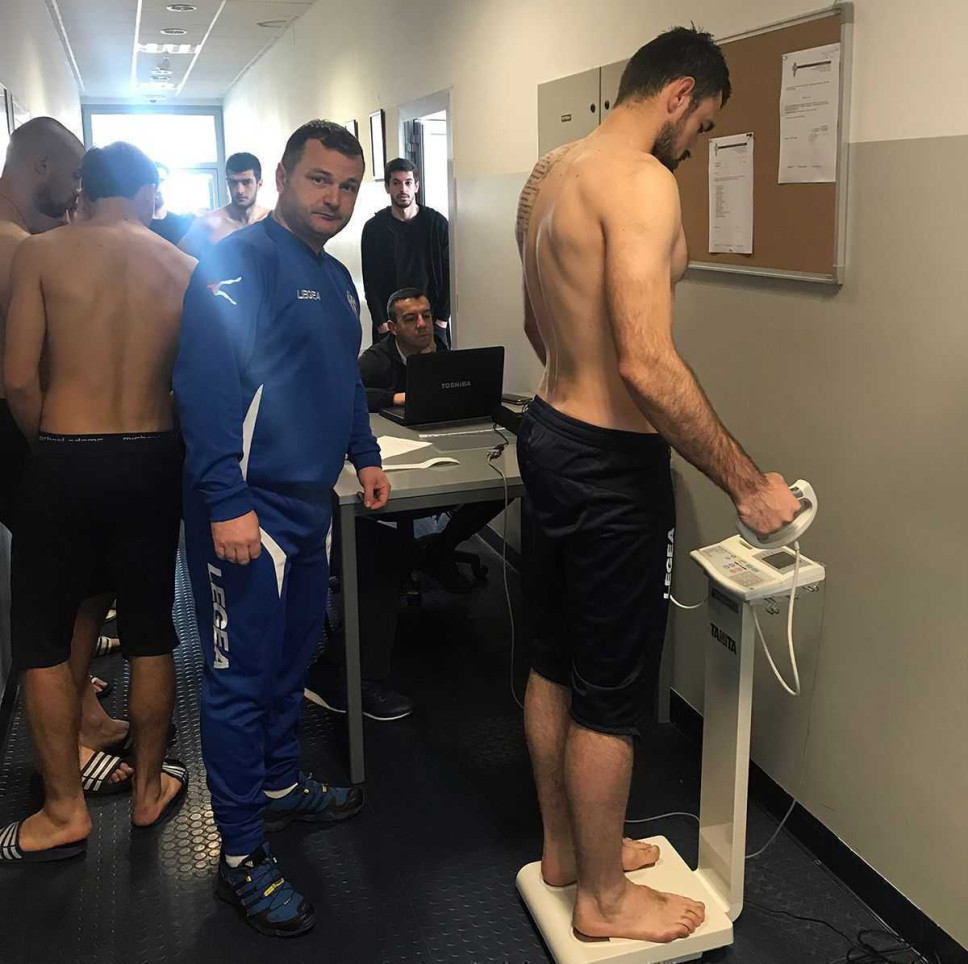 Mjerenje morfoloških dimenzija fudbalera Budućnosti iz Podgorice